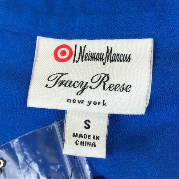Tracy Reese NM Target Blue Tan Sequin Sheer Top - Picture 3 of 8